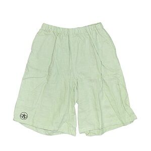 Dazed But Amazed linen green shorts